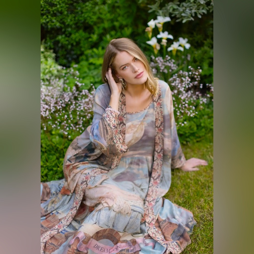 ⭐️Market of ⭐️ Imaginarium Boheme Long Dress with Moon - Picture 7 of 17